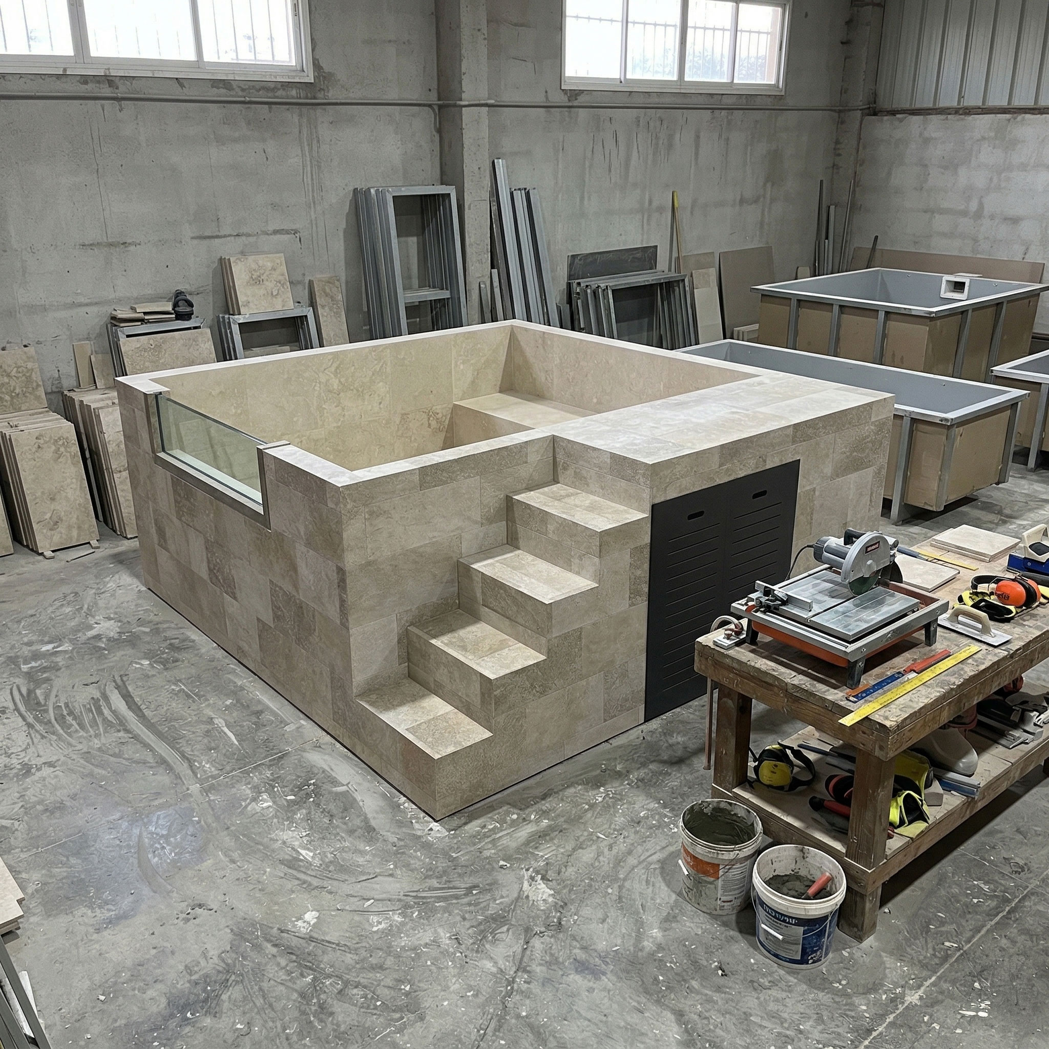 בריכה מתועשת לוקספול